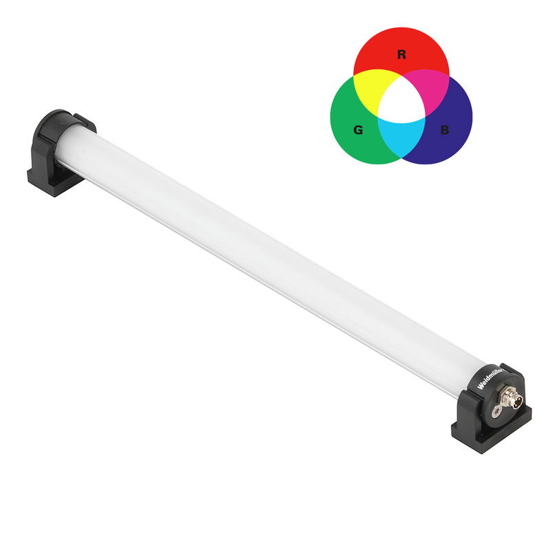 Modulo LED, Red, Green, Blue, White, 24 V, 13 W, 552 lm, IP54, Connettore a innesto, Filettatura del collegamento: M8