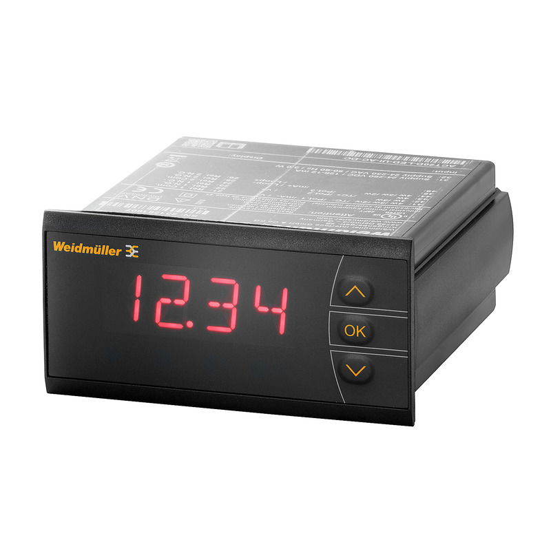 Display digitale senza funzione di monitoraggio, IP65, 21,6...253 VAC, (50...60 Hz) o 19,2...300 VDC, Numero di ingressi: 1