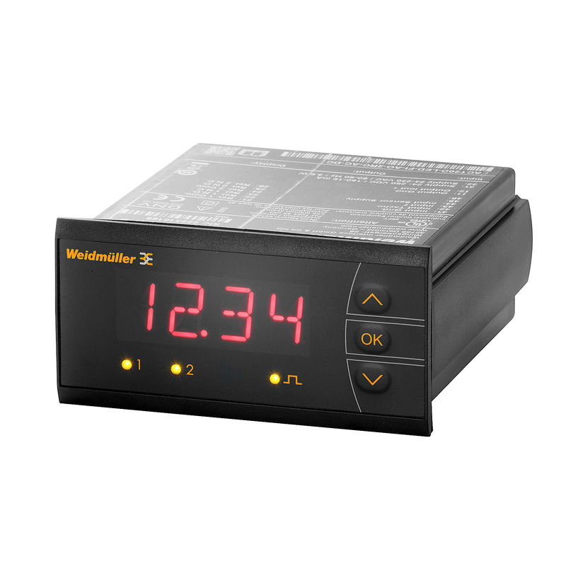 Display digitale con funzione di monitoraggio, IP65, 21,6...253 VAC, (50...60 Hz) o 19,2...300 VDC, Numero di ingressi: 1