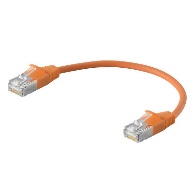Smart Metering con cavo patch, Linea di collegamento, RJ45 IP30 (innestato), RJ45 IP30 (innestato), Numero di poli: 8, 0.15 m, Lunghezza: 0.15 m