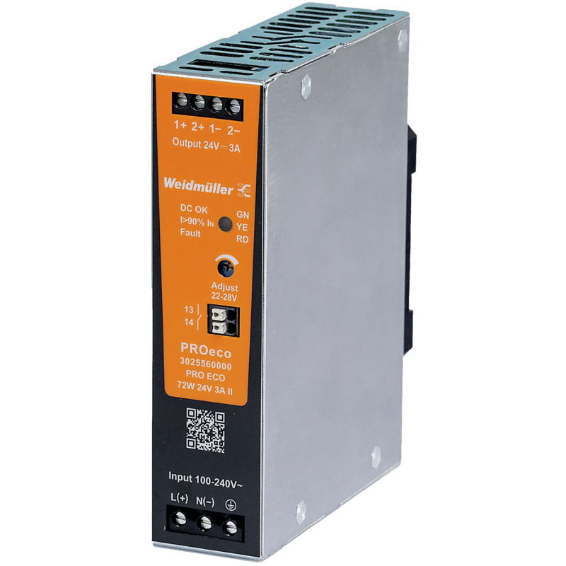 Alimentazione elettrica, Alimentazione di corrente, alimentatore switching, 72 W, 3 A a 55 °C