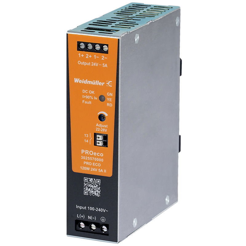 Alimentazione elettrica, Alimentazione di corrente, alimentatore switching, 120 W, 5 A @ 55 °C