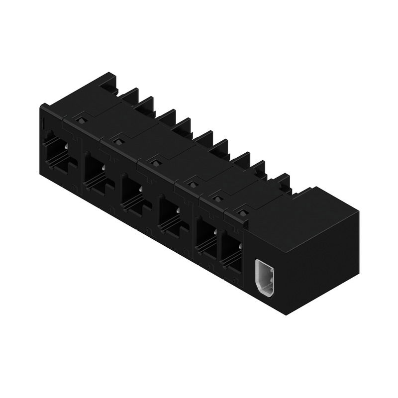 Connettore ibrido (collegamento al circuito stampato), 7.50 mm, Numero di poli: 6, Angolo di uscita: 90°