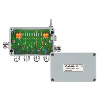Ripartitore bus di campo, Ripartitore a 4 canali, Materiale base della custodia: Alluminio, AISi12, Aluminum, Profibus PA, Fieldbus Foundation
