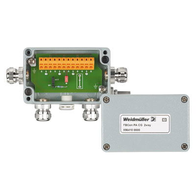Ripartitore bus di campo, Ripartitore a 2 canali, Materiale base della custodia: Alluminio, AISi12, Aluminum, Profibus PA, Fieldbus Foundation