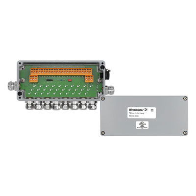 Ripartitore bus di campo, Ripartitore a 8 canali, Materiale base della custodia: Alluminio, AISi12, Aluminum, Profibus PA, Fieldbus Foundation