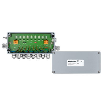 Ripartitore bus di campo, Ripartitore a 8 canali, Materiale base della custodia: Alluminio, AISi12, Aluminum, Profibus PA, Fieldbus Foundation