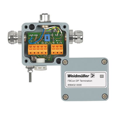 Ripartitore bus di campo, Terminator, Materiale base della custodia: Alluminio, Profibus DP, Modbus RS485