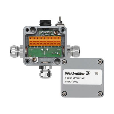 Ripartitore bus di campo, Ripartitore a 1 canale, Materiale base della custodia: Alluminio, Profibus DP, Modbus RS485