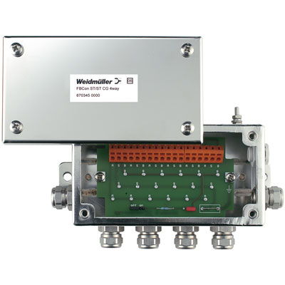 Ripartitore bus di campo, Ripartitore a 4 canali, Materiale base della custodia: Acciaio, inossidabile, Aluminum, Profibus PA, Fieldbus Foundation