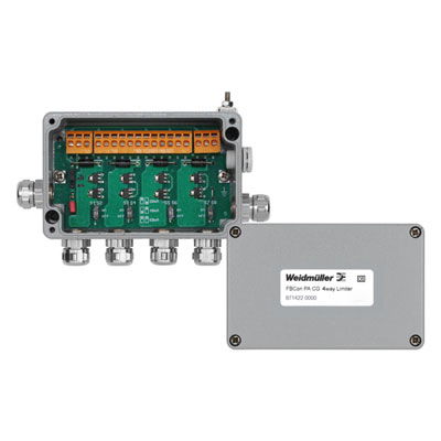 Ripartitore bus di campo, Ripartitore a 4 canali LIMITER, Materiale base della custodia: Alluminio, AISi12, Profibus PA, Fieldbus Foundation