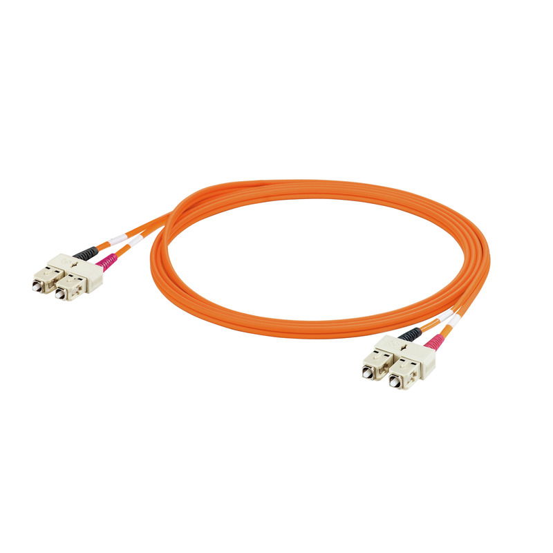 (Preconfezionato) Cavo dati in fibra ottica, ZIPCORD, SC Duplex IP20, SC Duplex IP20, PVC, 62.5 µm, 2 m