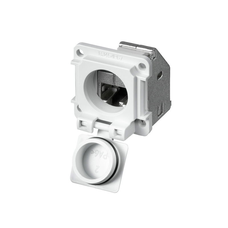 Connettore RJ45, IP67, Collegamento 1: RJ45, Collegamento 2: RJ45 90&deg 