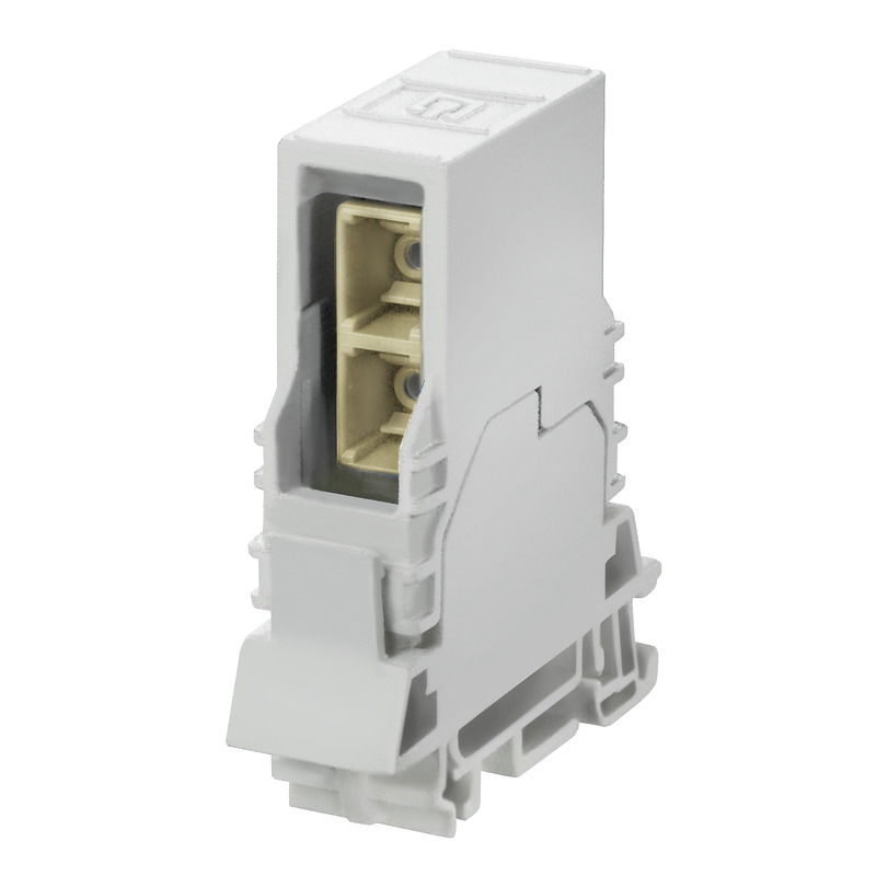 Connettore a innesto passante per fibra ottica, IP20, SC-Duplex, SC-Duplex, Multimode, GOF, POF