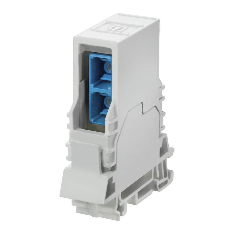Connettore a innesto passante per fibra ottica, IP20, SC-Duplex, SC-Duplex, Singlemode
