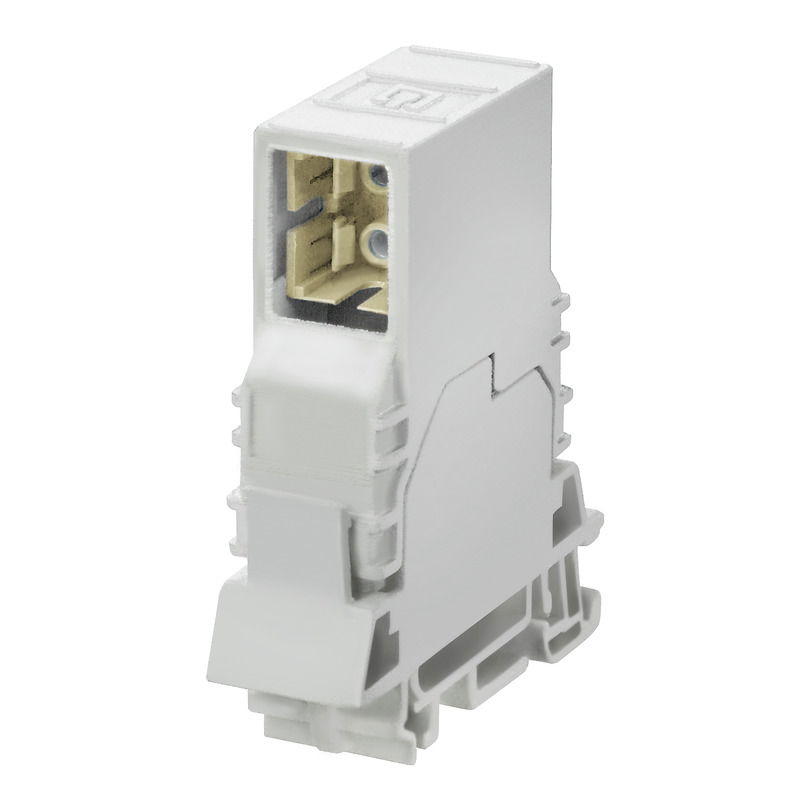 Connettore a innesto passante per fibra ottica, IP20, SCRJ, SCRJ, Multimode, GOF, POF