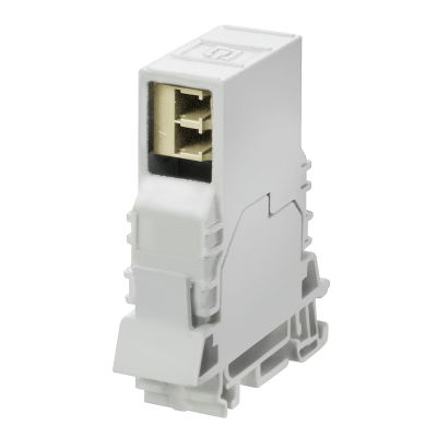 Connettore a innesto passante per fibra ottica, IP20, LC Duplex, LC Duplex, Multimode, GOF, POF