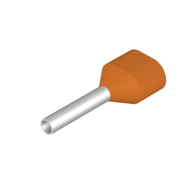 Terminale, 0.5 mm², Lunghezza di spellatura: 11 mm, Colori: arancione, Isolamento: presente