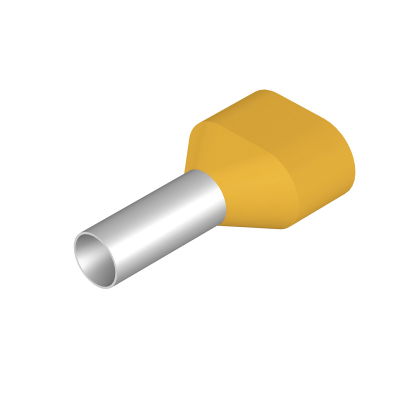 Terminale, 6 mm², Lunghezza di spellatura: 20 mm, Colori: giallo, Isolamento: presente