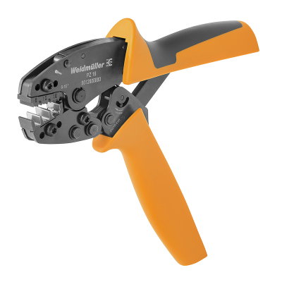 Crimpwerkzeug, Aderendhülsen mit/ohne Kunststoffkragen, 6 mm², 16 mm², Indent-Crimp