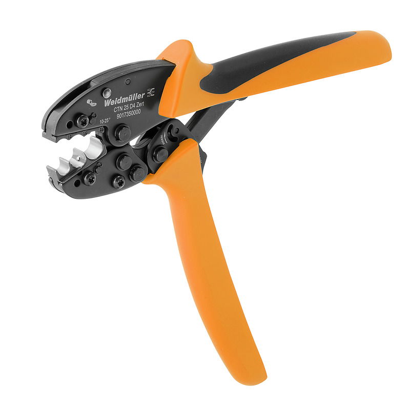 Pinza crimpatrice, Senza isolamento, 10 mm², 25 mm², Crimpatura dentellata
