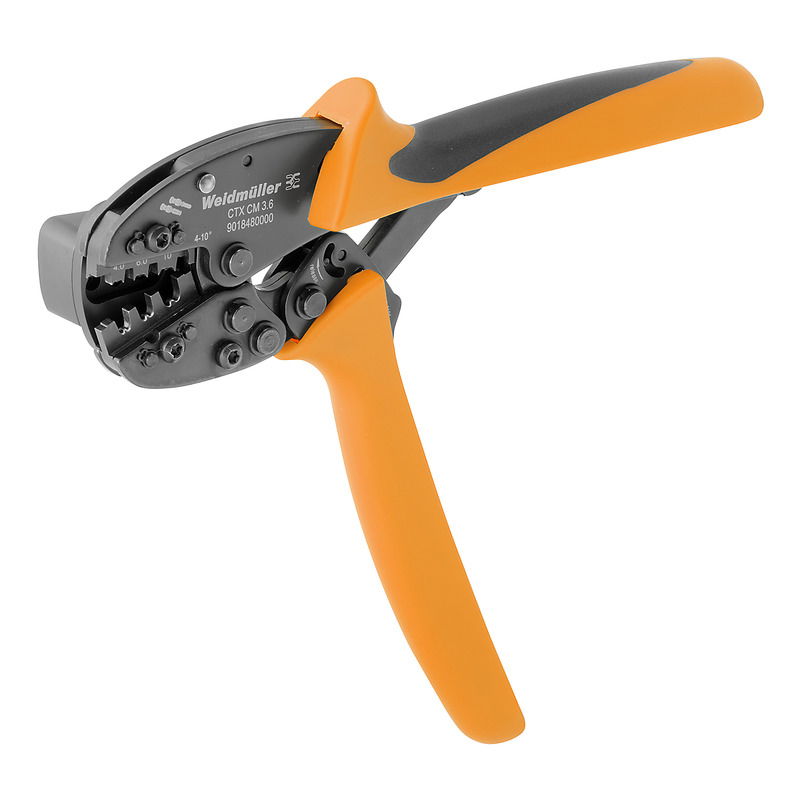 Pinza crimpatrice, Contatti torniti, 4 mm², 10 mm², Crimpatura a W