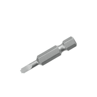Bit für Schlitzschrauben, E 6,3 DIN 3126, mit Zapfen, Schlitz, 4 x 39 x 0.8 mm