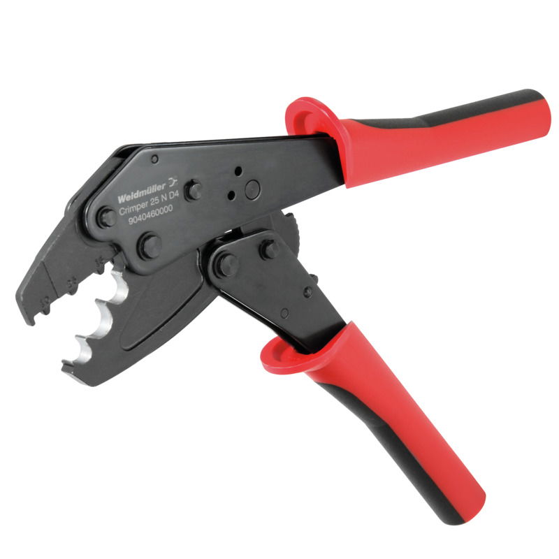 Pinza crimpatrice, Senza isolamento, 10 mm², 25 mm², Crimpatura dentellata