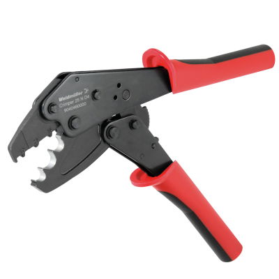 Pinza crimpatrice, Senza isolamento, 10 mm², 25 mm², Crimpatura dentellata