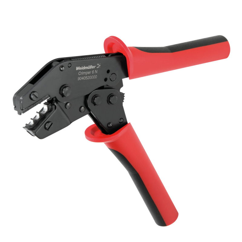 Pinza crimpatrice, Senza isolamento, 0.5 mm², 6 mm², Crimpatura trapezoidale