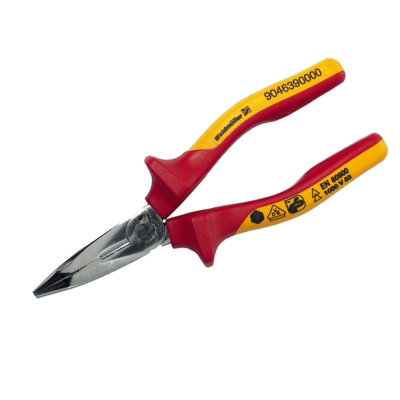 Spitzzange, 200 mm, gebogen, Schutzisoliert 1000 V: Ja