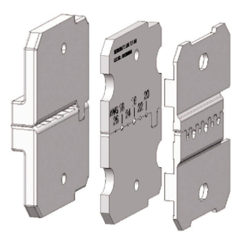 Inserto (Utensile spellafili), Cavo lavorabile: Conduttori AWG con PTFE e PVC