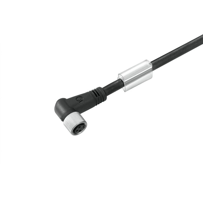 Sensor-Aktor-Leitung, M8, Polzahl: 3, 30 m, Buchse, gewinkelt, LED: Nein, Geschirmt: Nein