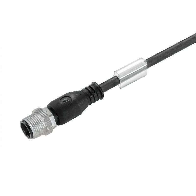 Sensor-Aktor-Leitung, M12, Polzahl: 3, 2.5 m, Stift, gerade, LED: Nein, Geschirmt: Nein