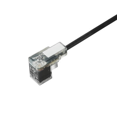 Cavi della valvola (preconfezionati), Estremità cavo aperta - connettore per valvole, Forma C Industria (9,4 mm), Lunghezza del cavo: 1.5 m, PUR, nero