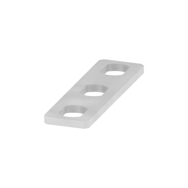Querverbinder (Klemmen), geschraubt, grau, 32 A, Polzahl: 3, Raster in mm: 8.00, Isoliert: Nein, Breite: 21.8 mm