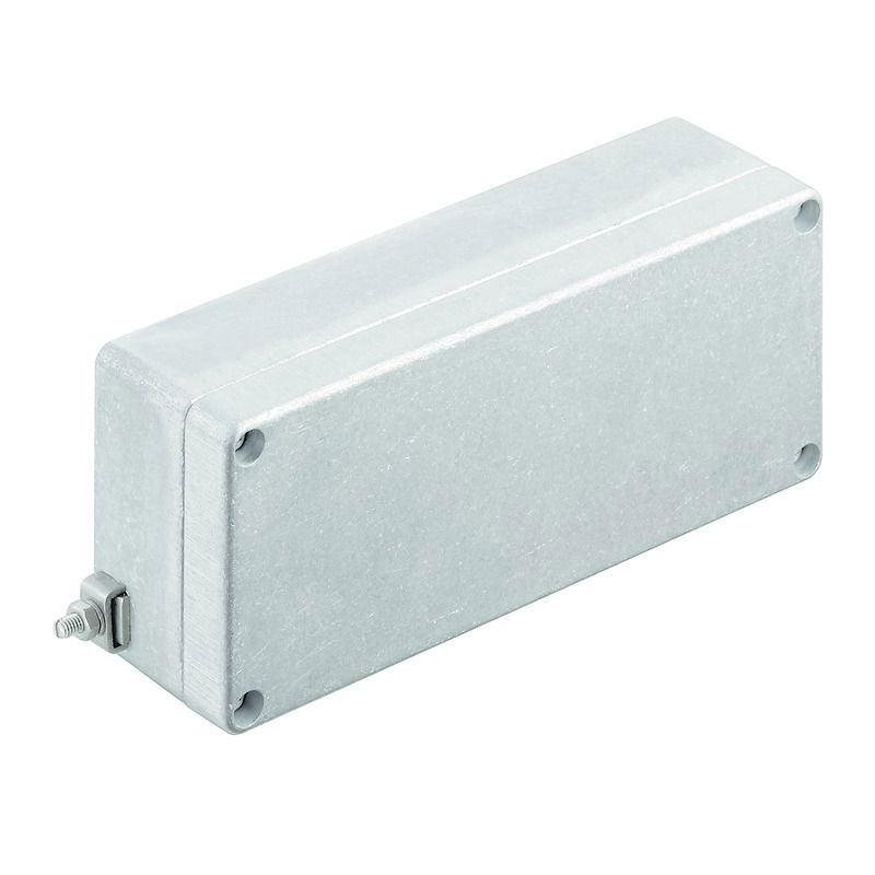 Ex-Metallgehäuse, 165 x 70 x 45 mm, unbehandelt, Flanschplatte: Nein, M4 Torxedelstahlschrauben mit Schlitz