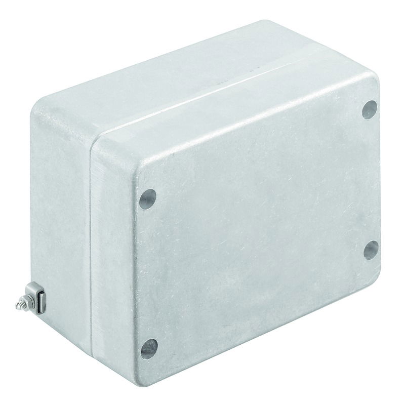 Ex-Metallgehäuse, 170 x 130 x 90 mm, unbehandelt, Flanschplatte: Nein, M5 Torxedelstahlschrauben mit Schlitz