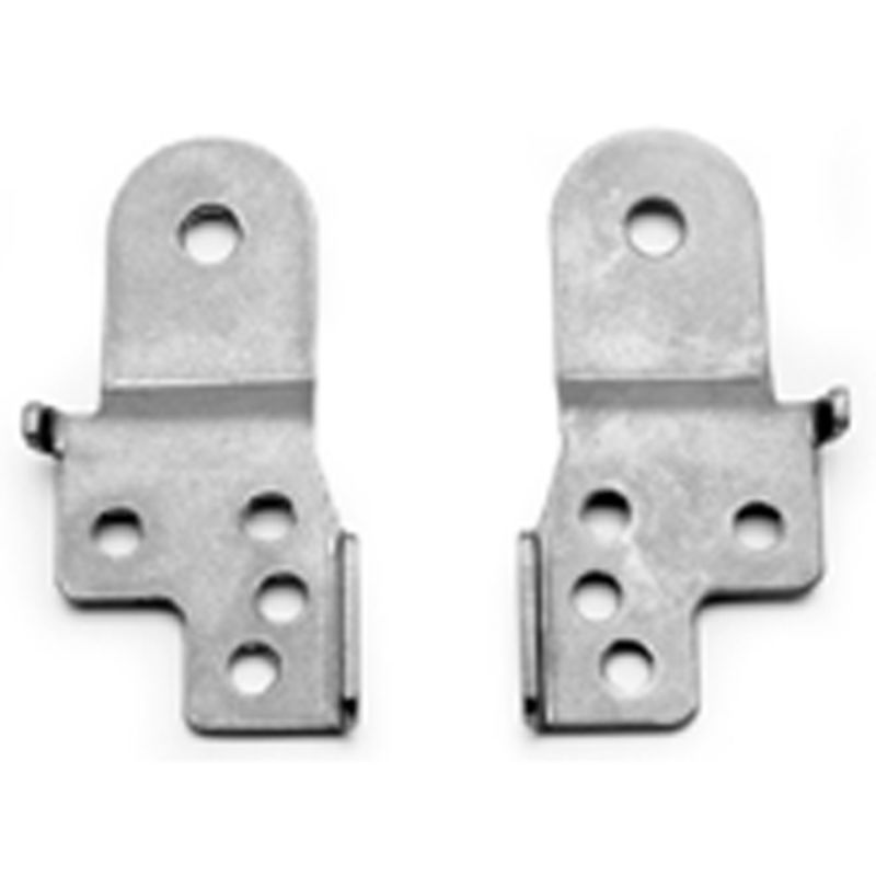 Montagefuß (Gehäuse), Klippon K (Aluminium-Leergehäuse), Befestigungslaschen, 33.5 x 70 x 12 mm, Edelstahl 1.4301, silber