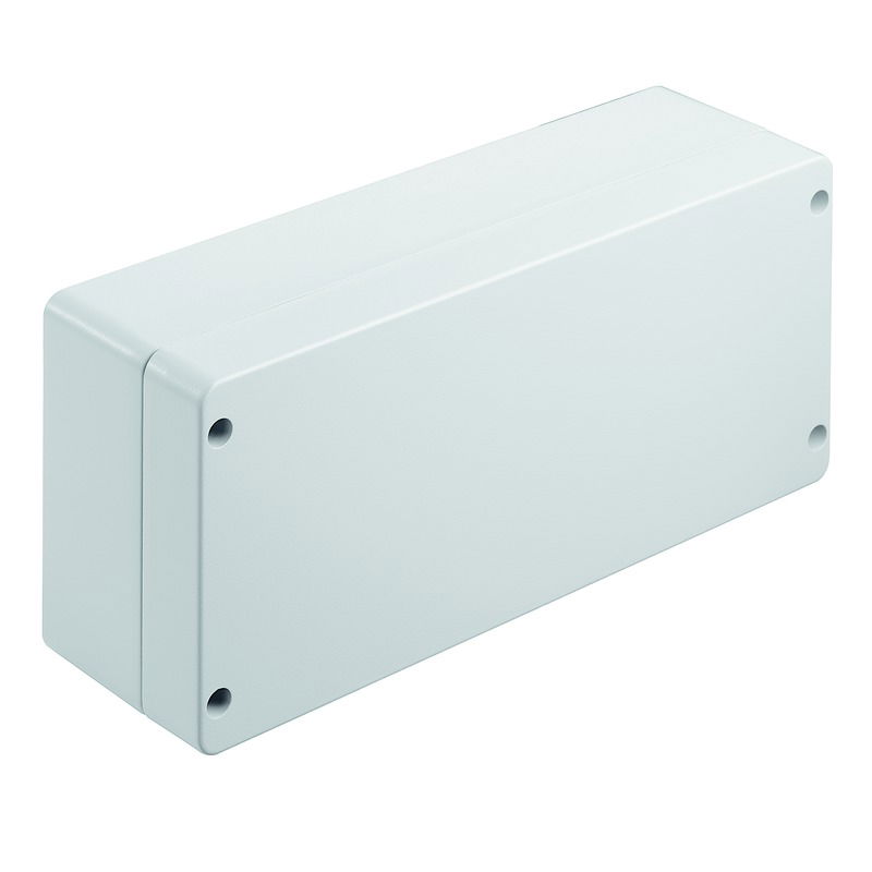 Metallgehäuse, Breite: 350 mm, Höhe: 160 mm, Tiefe: 100 mm, Pulverbeschichtet, strukturiert, Flanschplatte: Nein, Aluminium AlSi12