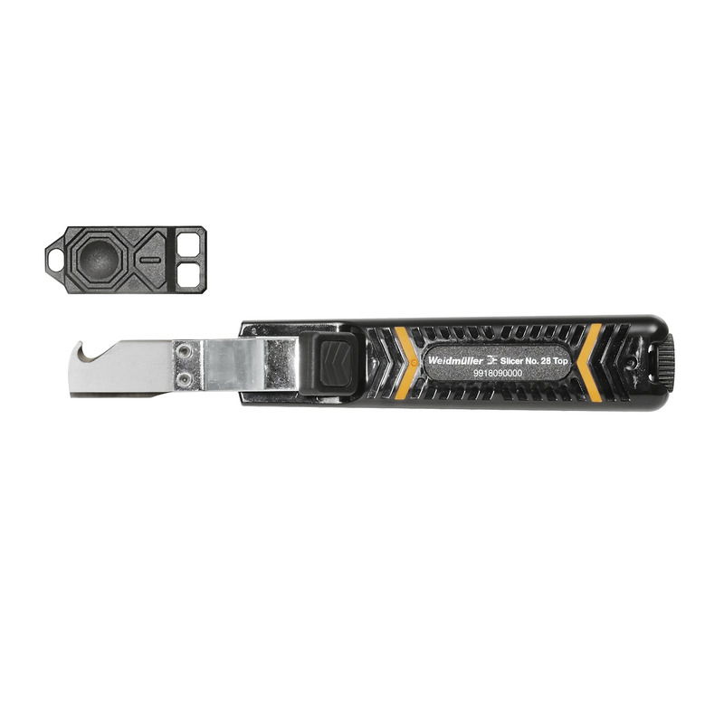 Utensile spellafili, Conduttore flessibile e rigidi con isolamento in PVC, Diametro del conduttore, max.: 28 mm, 615 mm²