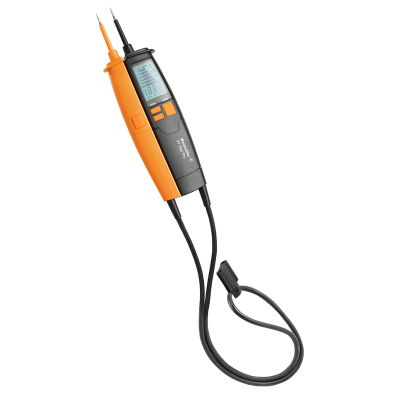 Tester per la misura della tensione, Campo di misura della corrente/DC: 1 - 1,500 V, LCD digitale, prova passaggio di corrente: Sì - visivo + acustico