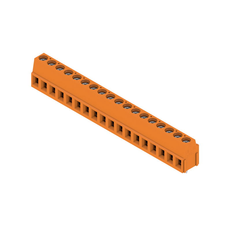 Leiterplattenklemme, 320 V, 17.5 A, Raster in mm: 5.08, 2.5 mm², Polzahl: 18, Zugbügelanschluss, THT-Lötanschluss, 90°, Box