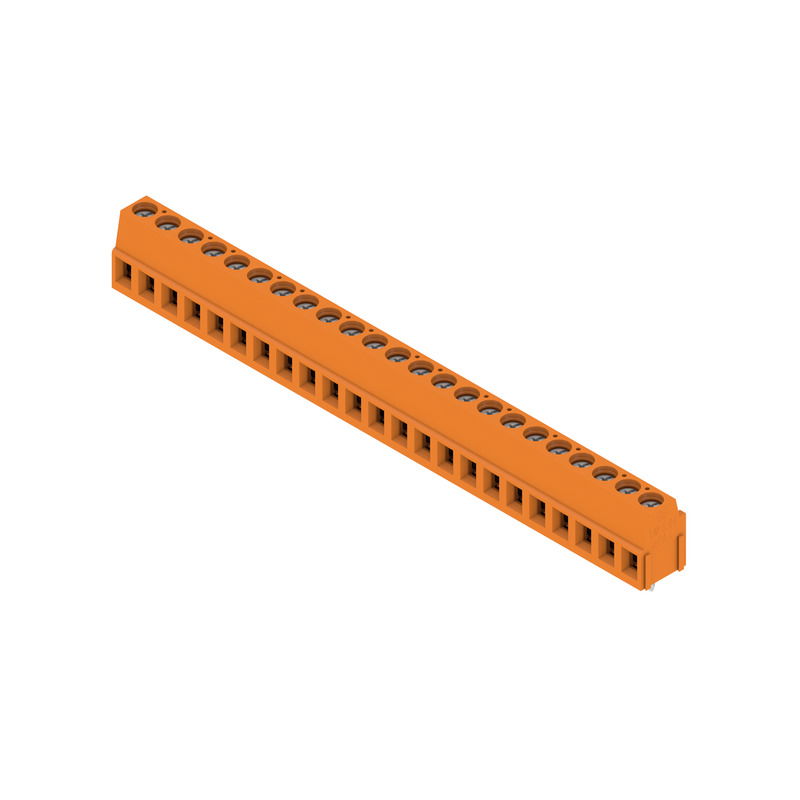 Leiterplattenklemme, 320 V, 17.5 A, Raster in mm: 5.08, 2.5 mm², Polzahl: 23, Zugbügelanschluss, THT-Lötanschluss, 90°, Box