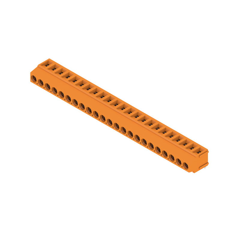 Leiterplattenklemme, 320 V, 17.5 A, Raster in mm: 5.08, 2.5 mm², Polzahl: 23, Zugbügelanschluss, THT-Lötanschluss, 180°, Box