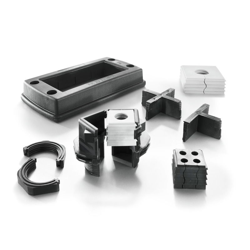 Sistema di inserimento cavi, set campione, Cabtite (sistema di inserimento cavi), poliammide, rinforzato in fibra di vetro, altro, Posizione verticale