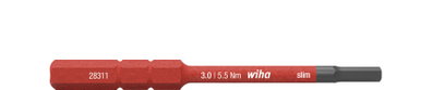 Wiha Bit slimBit electric Sechskant 3,0 mm x 75 mm (37147)