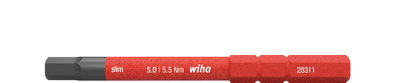 Wiha Bit slimBit electric Sechskant 5,0 mm x 75 mm (37226)