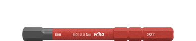 Wiha Bit slimBit electric Sechskant 6,0 mm x 75 mm (37227)