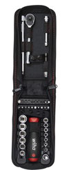 Wiha Steckschlüssel- und Bit Set 1/4" 41-tlg. inkl. Funktionstasche mit Gürtelclip (44684)